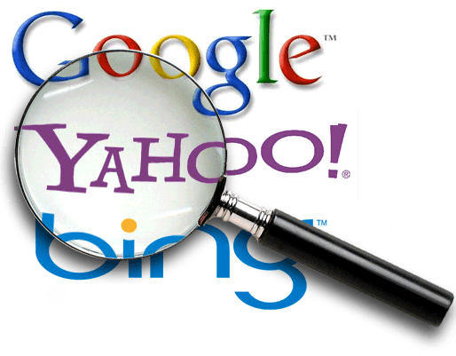 Google Yahoo Bing Search Webstie