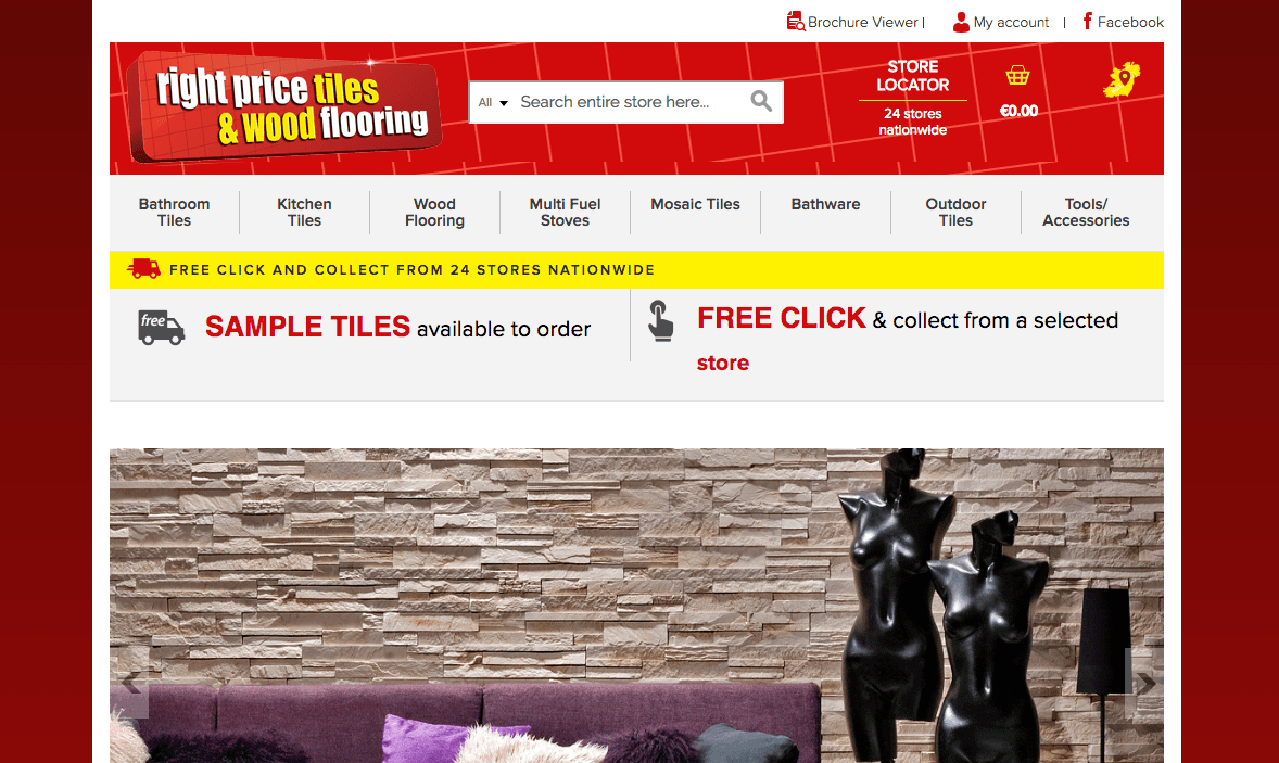Web Design Cork Right Priced Tiles