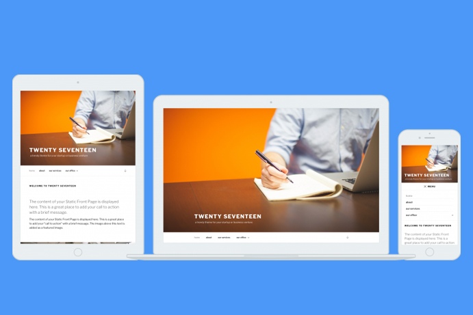 wordpress twenty seventeen theme