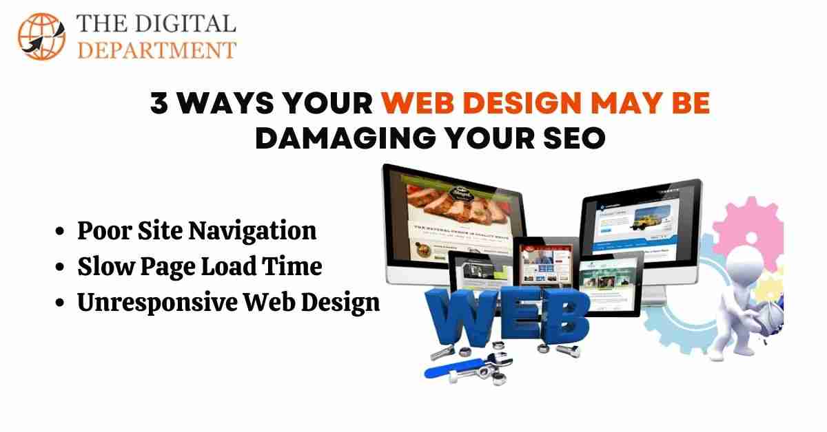 Web Design May Be Damaging your SEO